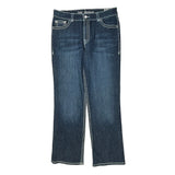 Unbranded Contrast Stitch Jeans - 35W US 10 Dark Wash Cotton