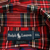 Ralph Lauren Checked Shirt - 2XL Red Cotton