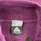Nike Acg Fleece Jacket - Medium Purple Polyester