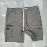 Wrangler Cargo Cargo Shorts - 38W 9L Grey Cotton