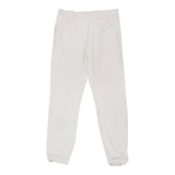 Les Copains Trousers - 30W UK 10 White Viscose Blend