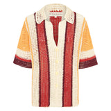 Blouse James Shirt Red-Papaya