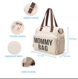 Anymom Mommy Diaper Bags White 3 pcs Set Nappy Backpack Maternity Multifunctional Handbag Large Capacity Luggage Sleeve