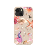 Seashell Aqua Dreams iPhone 13 Mini Case