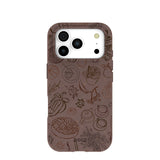 Chocolate Brown Autumn Sweets iPhone 17 Pro Case