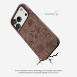 Chocolate Brown Autumn Sweets iPhone 17 Pro Case