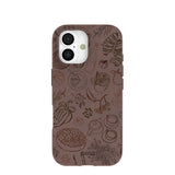 Chocolate Brown Autumn Sweets iPhone 17 Case