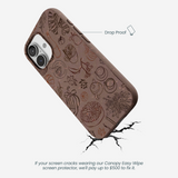 Chocolate Brown Autumn Sweets iPhone 17 Case