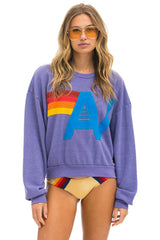 Sweatshirt Logo Stit Swrxstlo Lavender