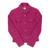 Versace Suede Jacket - Medium Purple Cotton