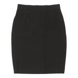 Les Copains Skirt - 28W UK 8 Black Cotton Blend