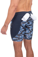 Blue Camo Shorts