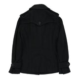 Cheap & Chic Moschino Duffle Coat - Small Black Wool