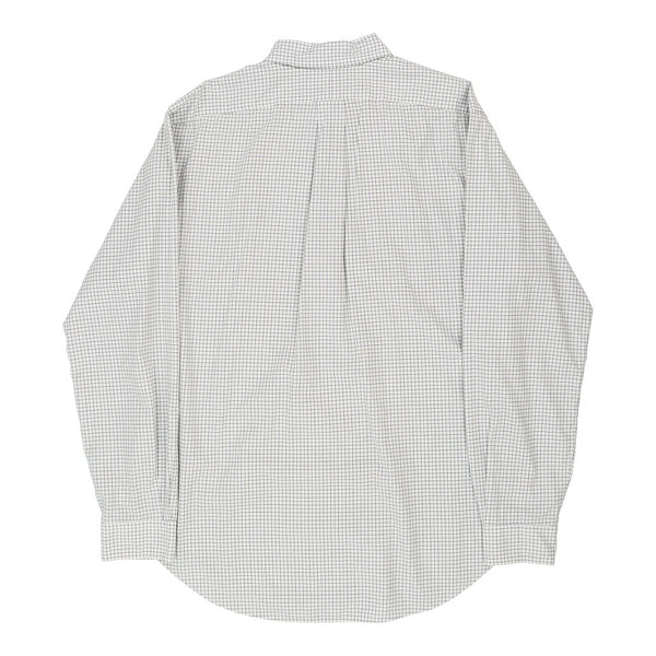 Ralph Lauren Checked Shirt - Large White Cotton