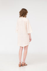 Alexa – V-neck Linen Mini Dress