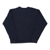 Hanes Sweatshirt - Large Navy Cotton Blend