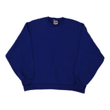 Jerzees Sweatshirt - Large Blue Cotton Blend