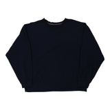 Fruit Of The Loom Sweatshirt - XL Navy Cotton Blend