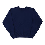 Fruit Of The Loom Sweatshirt - 2XL Blue Cotton Blend