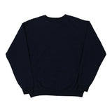 Fruit Of The Loom Sweatshirt - Large Navy Cotton Blend