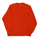 Fruit Of The Loom Sweatshirt - Medium Orange Cotton Blend