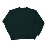 Fruit Of The Loom Sweatshirt - 2XL Green Cotton Blend
