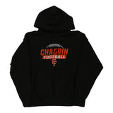 Reverse weave, Chagrin Football Champion Graphic Hoodie - Large Black Cotton Blend