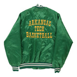 Vintage green Arkansas Tech Baseball West Ark Varsity Jacket - mens large