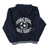 Girls Soccer Neff Windbreaker - XL Navy Polyester