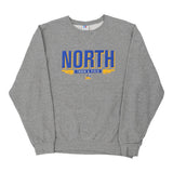 North Russell Athletic Sweatshirt - XL Grey Cotton Blend