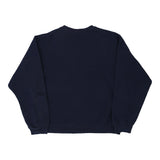 Russell Athletic Sweatshirt - Medium Navy Cotton Blend