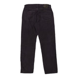 Lee Jeans - 32W UK 12 Purple Cotton