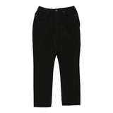 Lee Jeans - 30W UK 10 Black Cotton