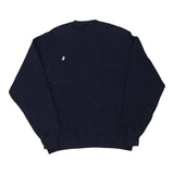 NYC Jerzees College Sweatshirt - Large Navy Cotton Blend
