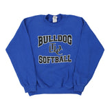 Bulldog Softball Gildan Sweatshirt - Medium Blue Cotton Blend