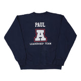 Deca Hanes College Sweatshirt - Medium Navy Cotton Blend