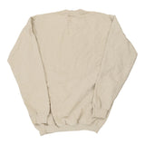 Gildan Graphic Sweatshirt - Small Beige Cotton Blend