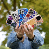 Electric Blue Noodles iPhone 16 Pro Max Case