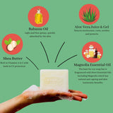 Aloe Vera Massaging Handmade Soap Bar