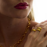 Cesar Gold Ring (adjustable)