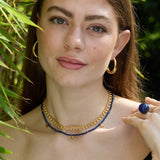 Lola Large Curve Hoop Earrings