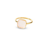 Sophia Rose Quartz Gold Ring