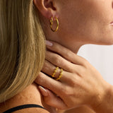 Tellus Gold Stacking Ring (adjustable)