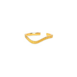 Bloom Gold Stacking Ring (adjustable)