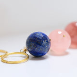 Bubble Lapis Lazuli Gold Ring (adjustable)