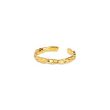 Petra Gold Stacking Ring (adjustable)