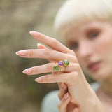 Sophia Amethyst Gold Ring