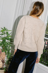 Pull Idesia beige