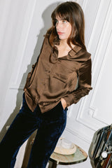 Chemise Kauri marron