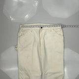 Dickies Carpenter Pants - 36W 30L Cream Cotton